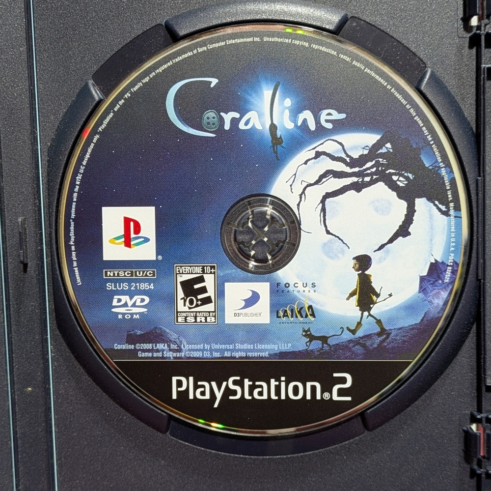 🔥CORALINE 🔥 Rare Sony PS2 Complete Game In Box | VGC - Picture 5 of 10